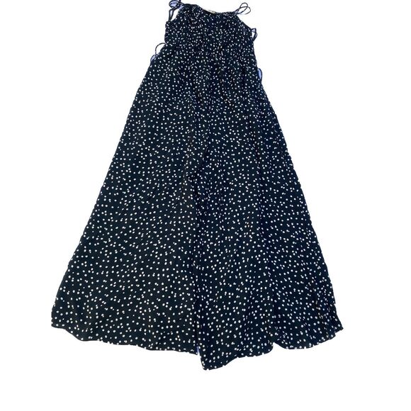 Anthropologie Maeve Finley Jumpsuit Polka Dot Wide Leg Sleeveless Size US 0/UK 4 - Picture 4 of 8